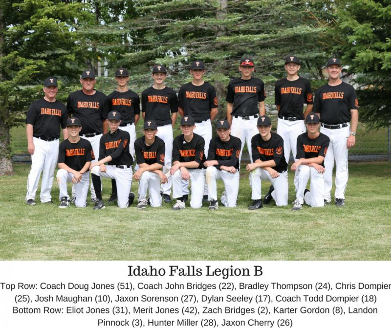 Idaho Falls Ranger B Team B 2017 Baseball Team The American Legion